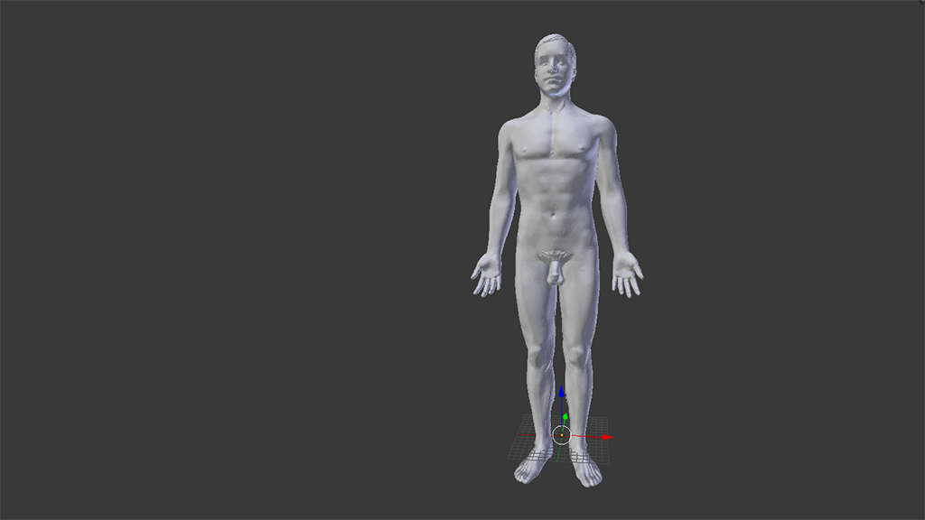 Imported BodyParts3D Man