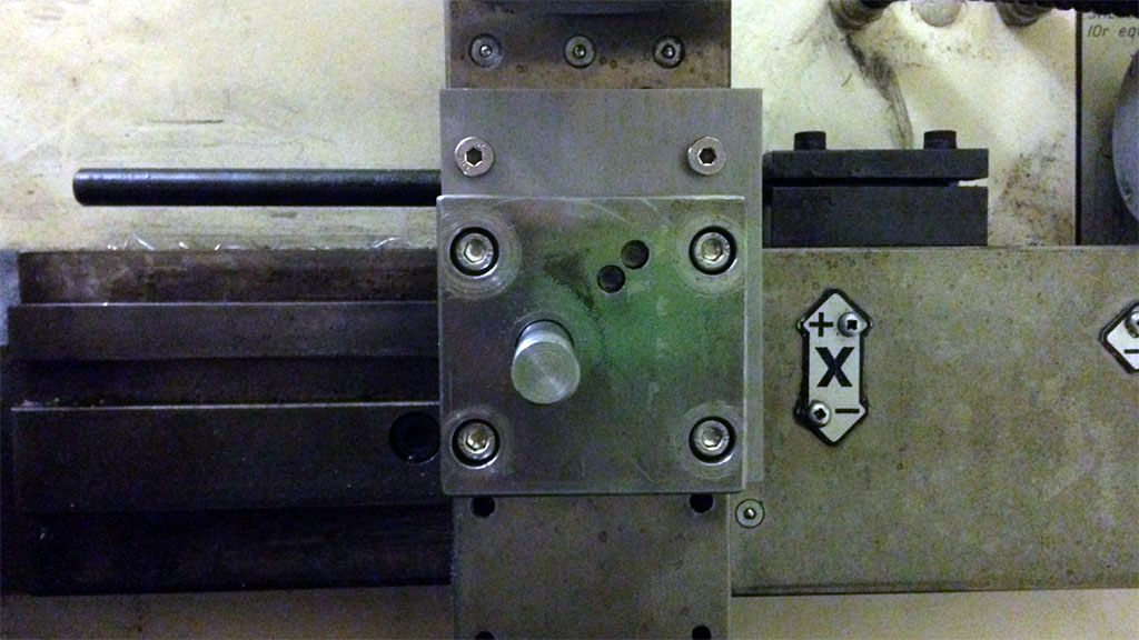 Mounted plate with riser block